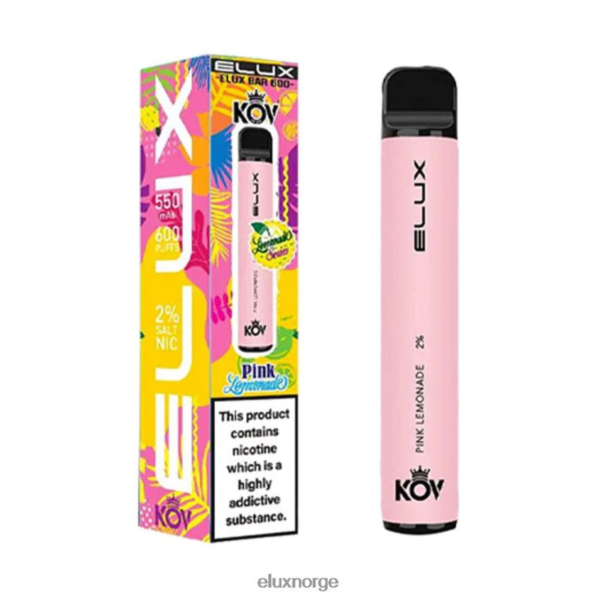 Elux Norge | Elux Bar lemonade serien engangs vape rosa limonade H26H48104