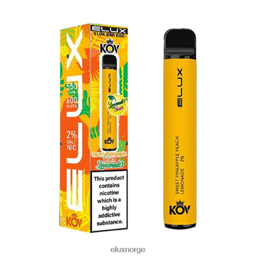 Elux Vape Disposable | Elux Bar lemonade serien engangs vape ananas fersken lemonade søt H26H4878