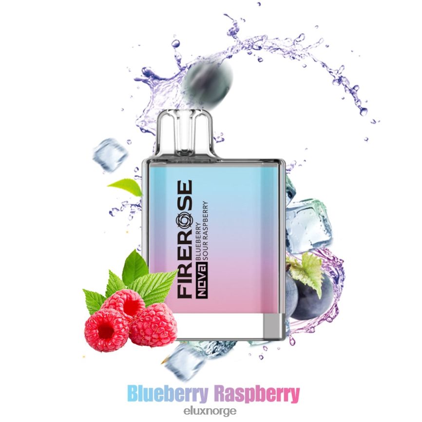 Elux Vape Amazon | Elux Firerose Nova 600 puffs engangsvape blåbærsur bringebær H26H4822