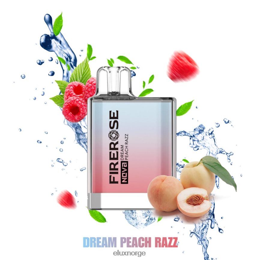 Elux Vape Amazon | Elux Firerose Nova 600 puffs engangsvape drøm fersken razz H26H48112