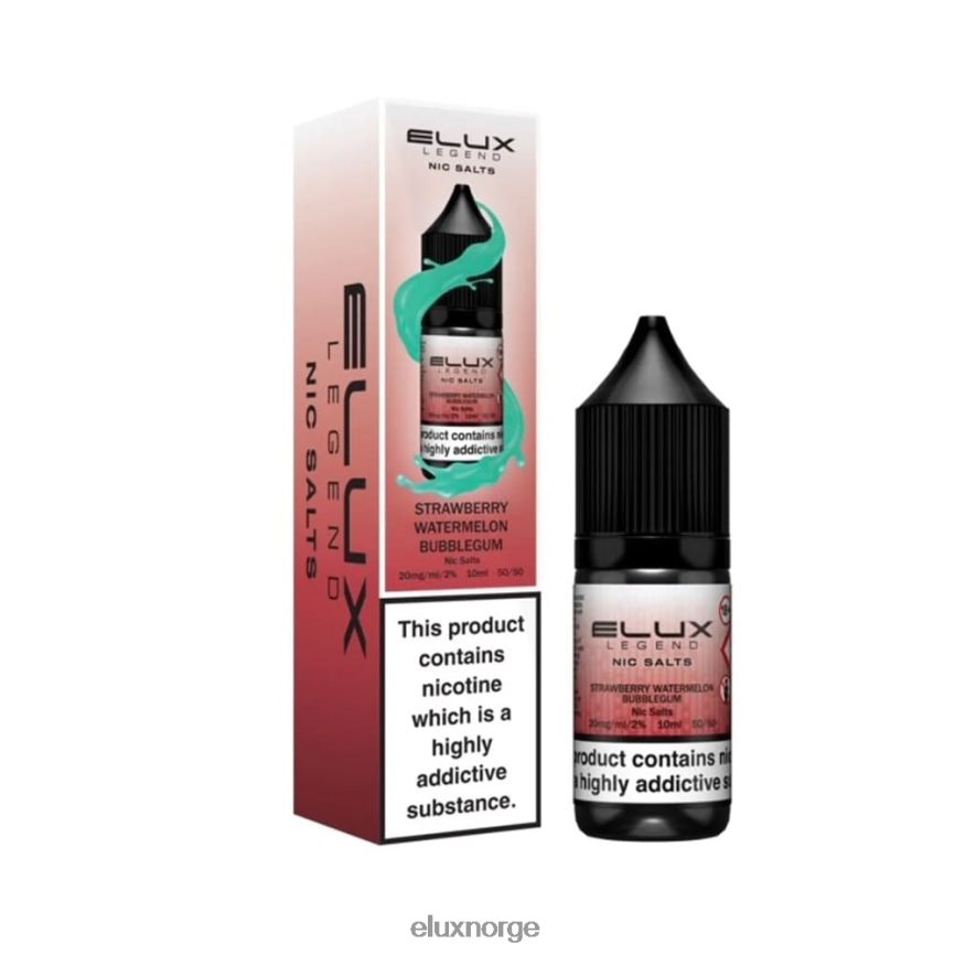 Elux Vape Near Me | Elux Legend fint salt 10ml jordbær vannmelon tyggegummi H26H4817